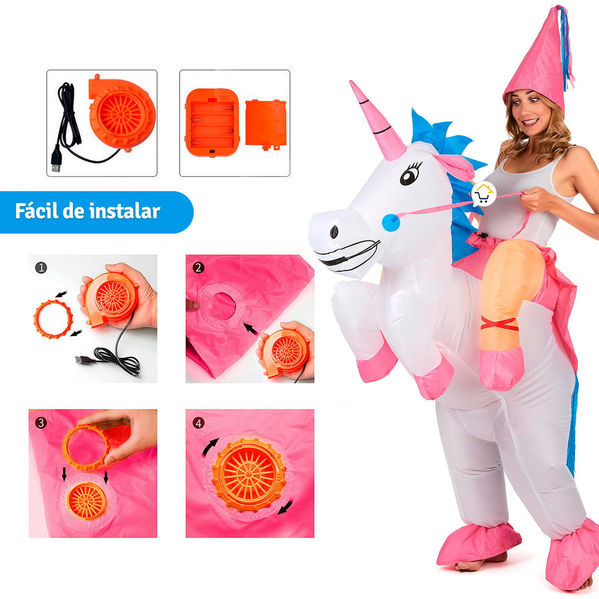 Disfraz Inflable Unicornio