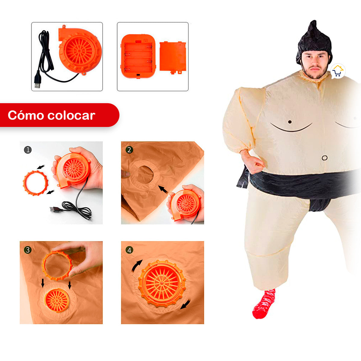 Disfraz Inflable Sumo