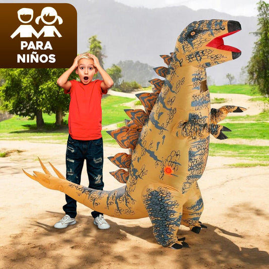 Disfraz Dinosaurio Adulto + Niño 🎃