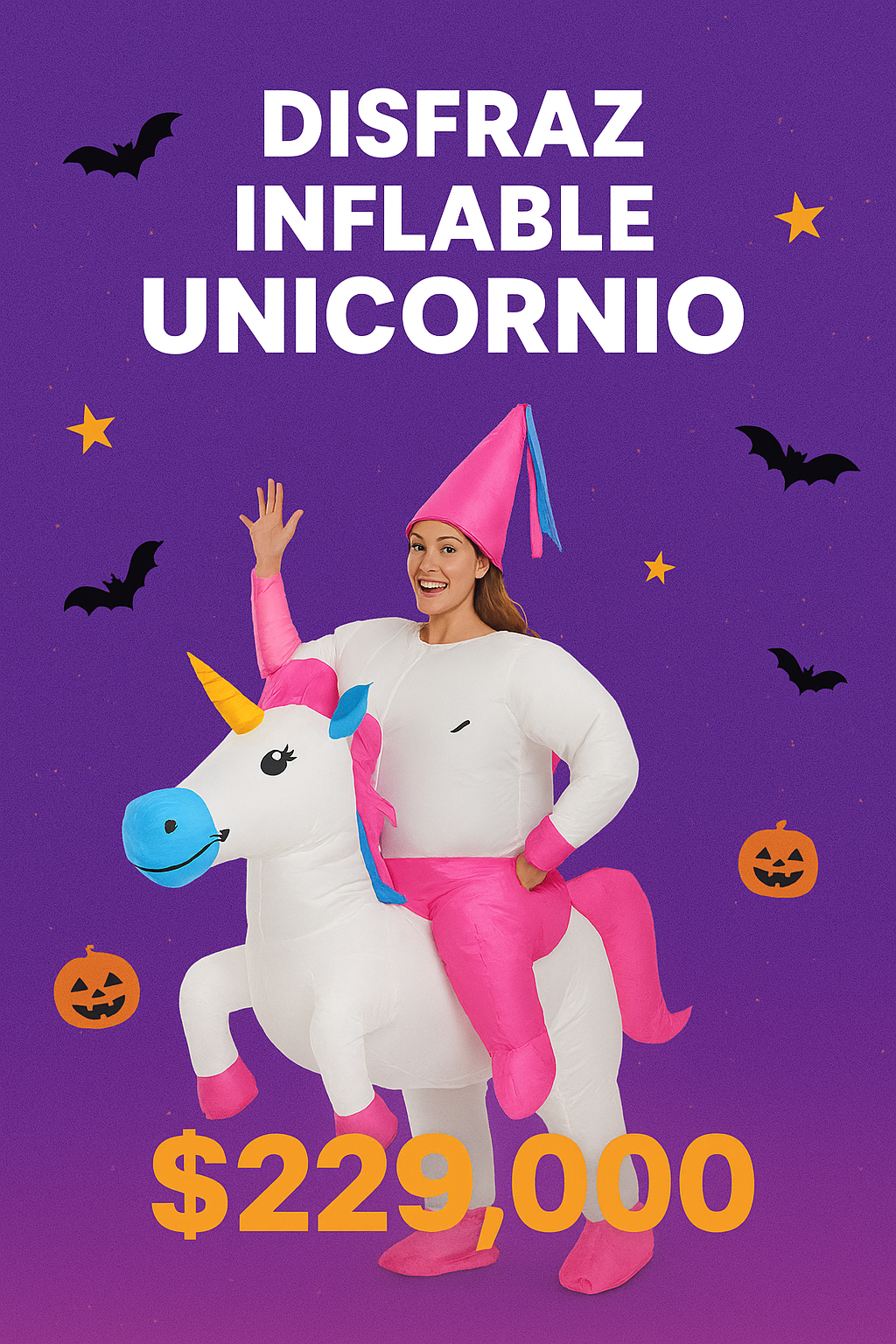 Disfraz Inflable Unicornio