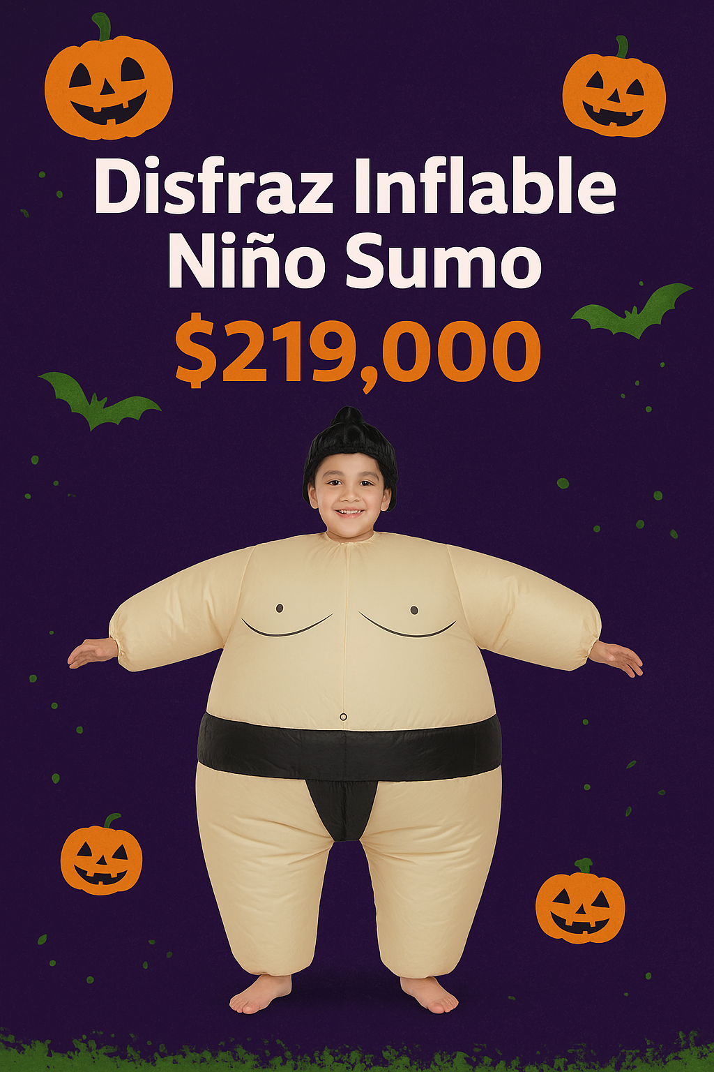 Disfraz Inflable Sumo Niño