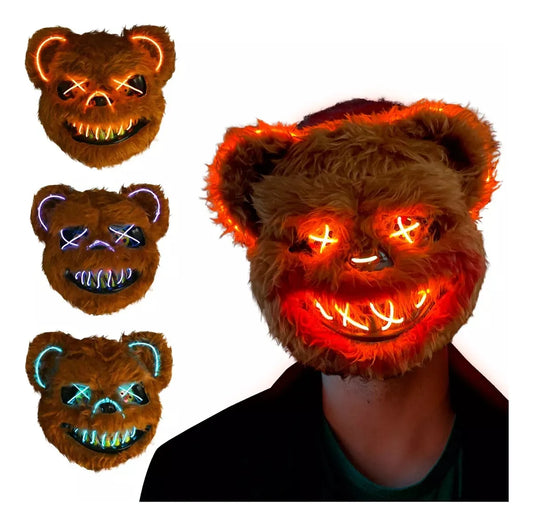 Mascara Oso Luz Led