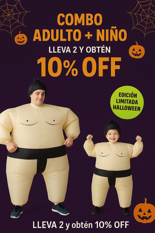 Combo Sumo Adulto + Niño 🎃